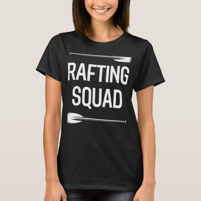 Raf-teamet Raf Raf från Paddling Whitewater T Shirt (Framsida)