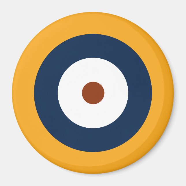 RAF typ A.1 Roundel Magnet (Framsidan)