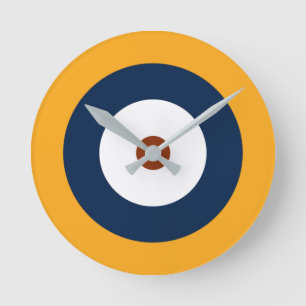 RAF typ A.1 Roundel Rund Klocka