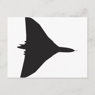 RAF Vulcan Bombplan Vykort