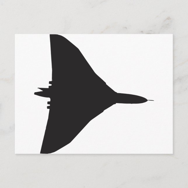 RAF Vulcan Bombplan Vykort (Framsida)