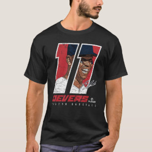 Rafael Devers Silhouette Carita Boston MLBPA T Shirt