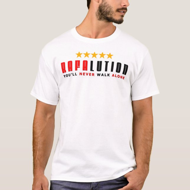 Rafalution - du ska går aldrig bara tee shirt (Framsida)