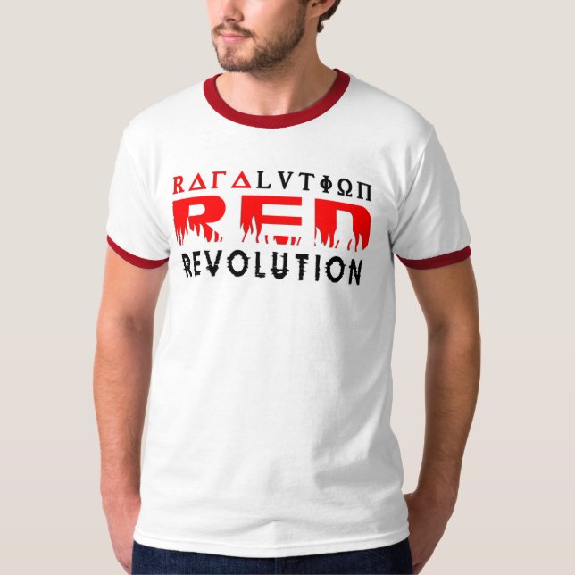 Rafalution - röda Revo Tee Shirt (Framsida)