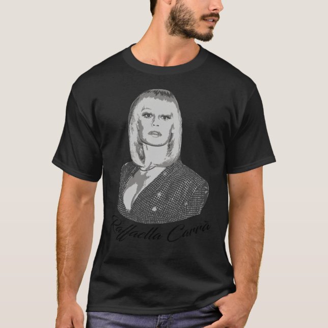 raffaella carrà, ciao raffaella carrà, rip raffael t shirt (Framsida)