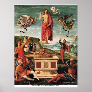 Raffaello Santi:s återställande av Kristus Poster
