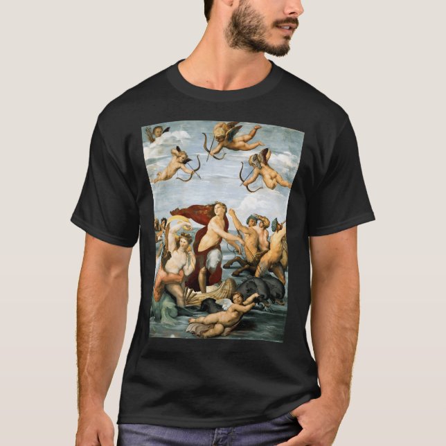 Raffaello Sanzio Da Urbino Galatea T Shirt (Framsida)