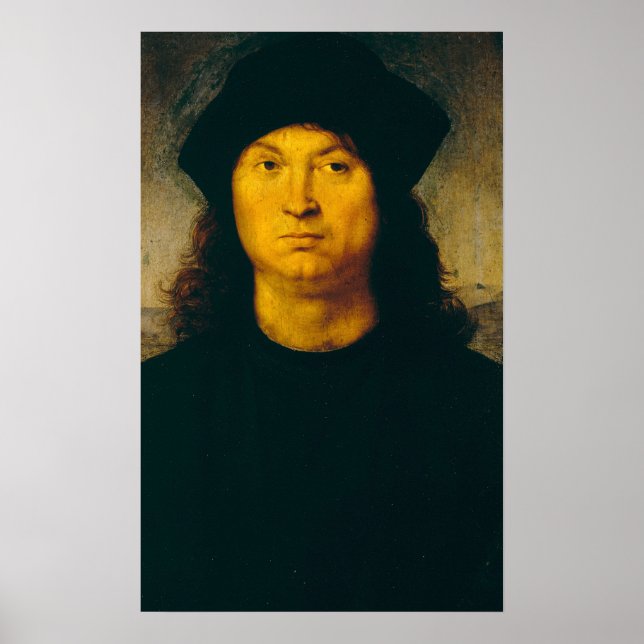 Raffaello Sanzio da Urbino - ritratto di uomo 1 Poster (Framsidan)