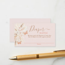 Raffelkort för babyduschflicka