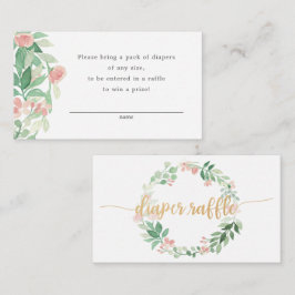  raffelkort för Blommigt Tilläggskort