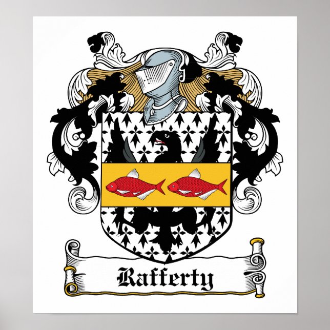 Rafferty Family Crest Poster (Framsidan)