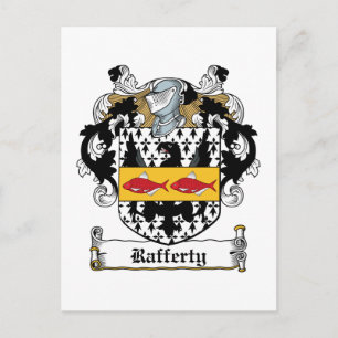 Rafferty Family Crest Vykort