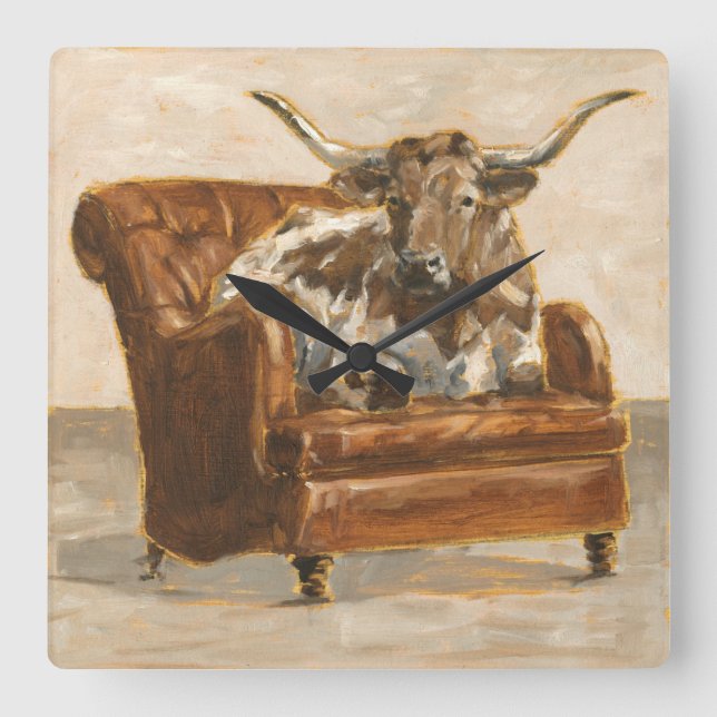 Raffinerad ansträngning I Fyrkantig Klocka (Framsida)