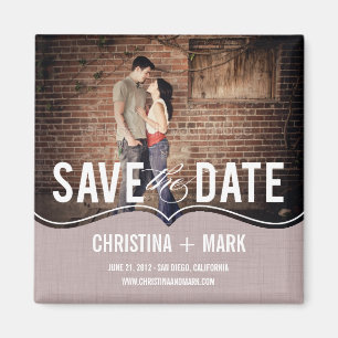 Raffinerad elegance Spara datum magneter - Rosa