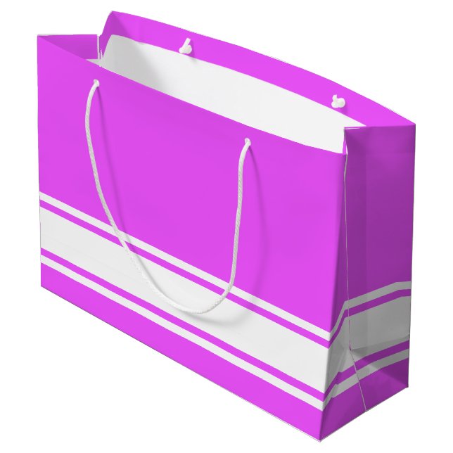 Raffinerad vit basTävla Rand på tropisk Rosa (Baksidan Vinklad)