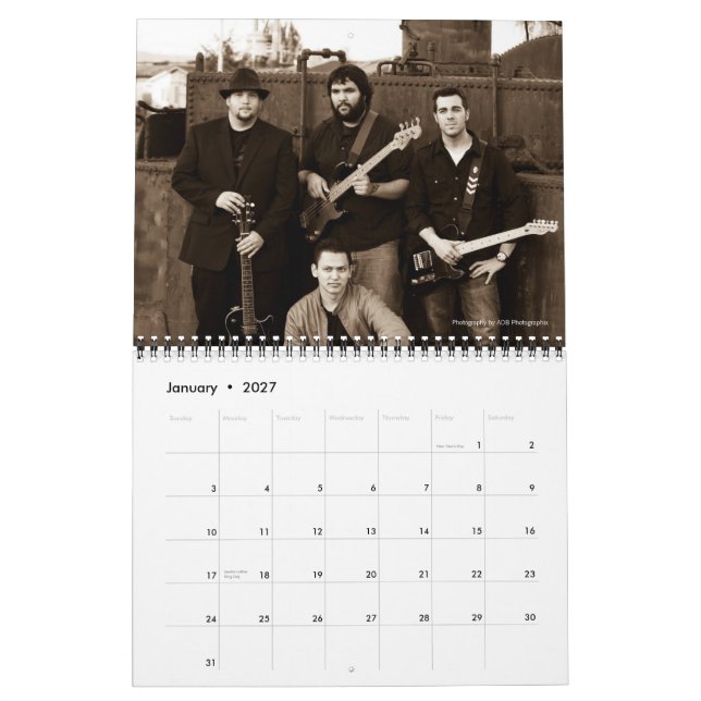 Räffla kalendern för tjuv 2011 kalender (Jan 2027)