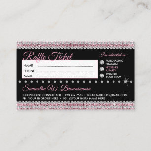 Raffle 5 Dollar judalry bling Visitkort