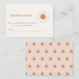 Raffle för vattenfärg Terracota Sol Retro Diaper R Tilläggskort