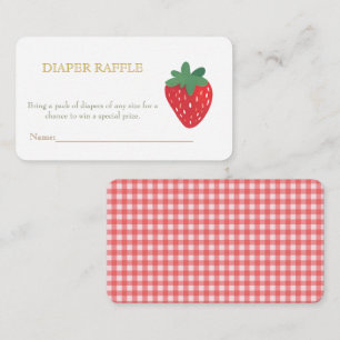 Raffle-kuvert för jordgubbstam PicnicBaby Diaper R Tilläggskort