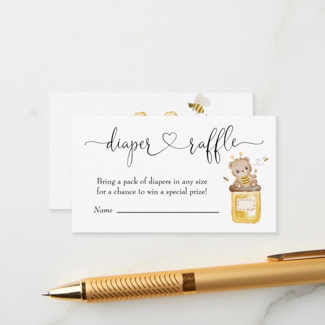 Raffle Ticker för spädbarnsskor Tilläggskort (Fram/Back In Situ)