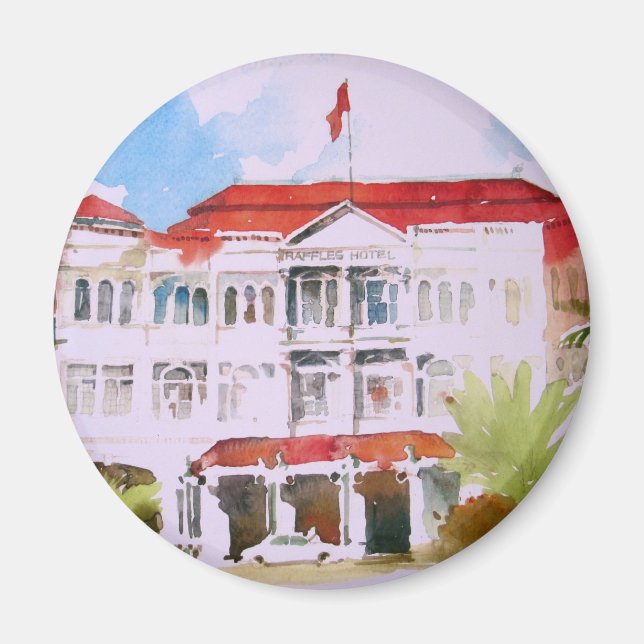 Raffles Hotel, Singapore Magnet (Framsidan)