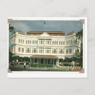 Raffles Hotel singapore Vykort