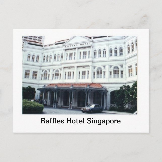 Raffles Hotel Singapore Vykort (Framsida)