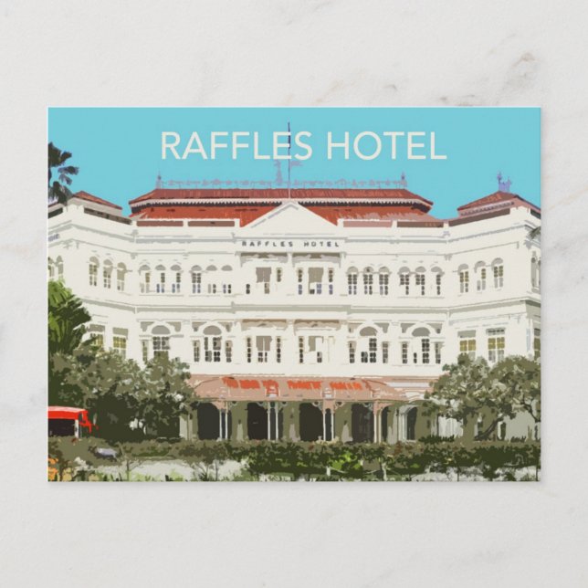 Raffles Hotel Singapore-vykort Vykort (Framsida)