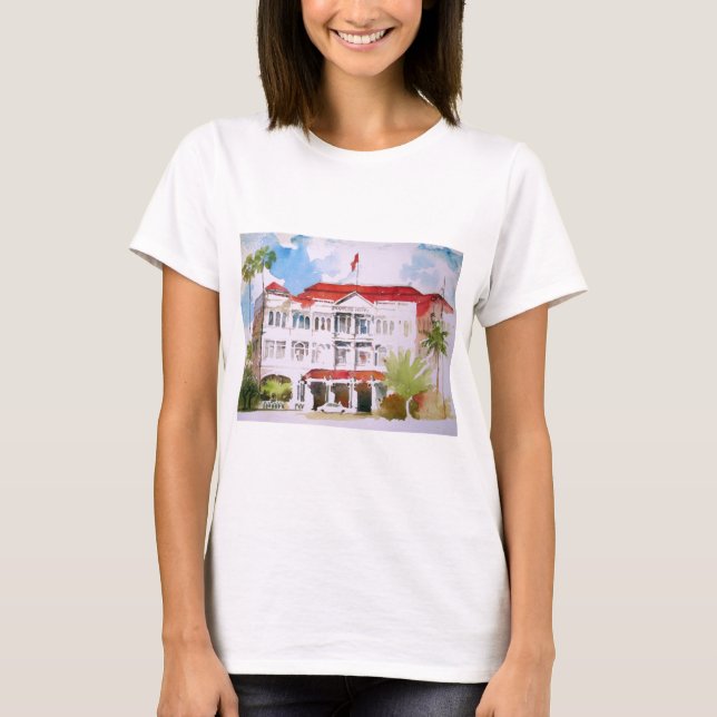 Raffles hotell, Singapore Tee Shirt (Framsida)