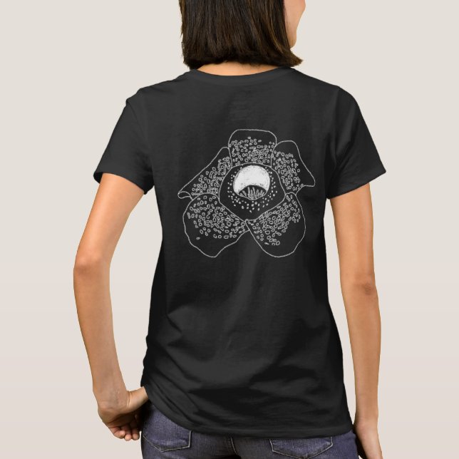 Rafflesia Flower T Shirt (Baksida)