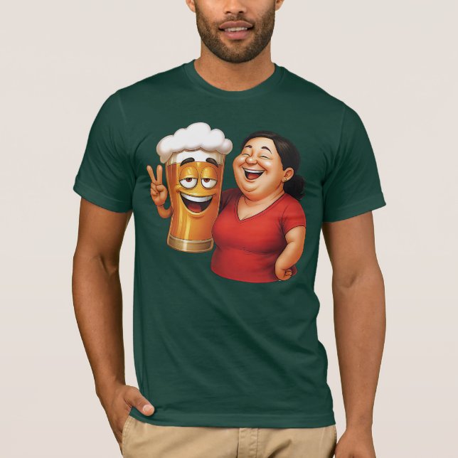 Rafraîchissement mousseux t shirt (Framsida)