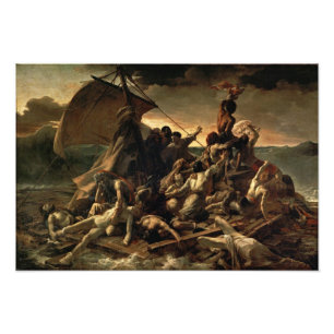Raft av Medusa - Théodore Géricault Fototryck