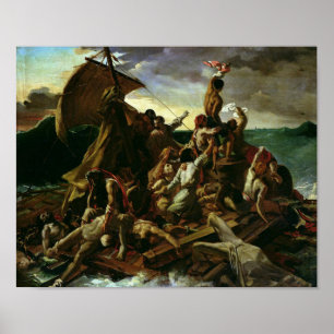 Raft av Medusa Théodore Géricault Poster