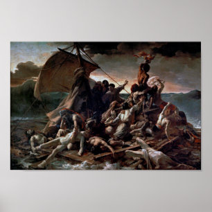 Raft av Medusa, Theodore Gericault Poster