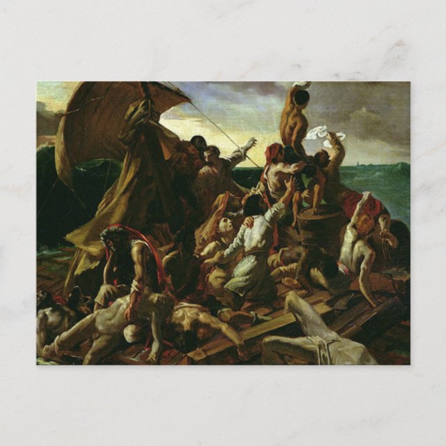 Raft av Medusa Théodore Géricault Vykort (Framsida)