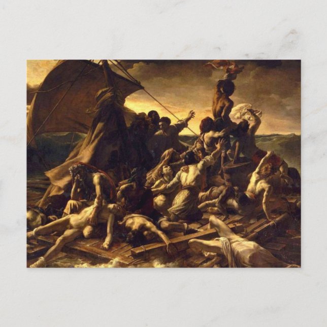 Raft av Medusa Vykort (Framsida)