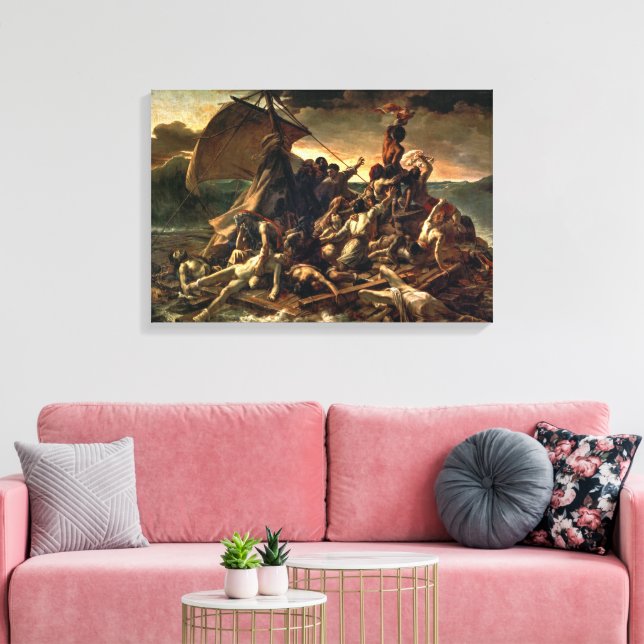 Raft Medusa | Théodore Géricault | Canvastryck (Insitu (Vardagsrum))