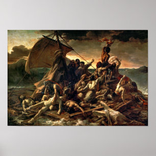 Raft Medusa   Théodore Géricault   Poster