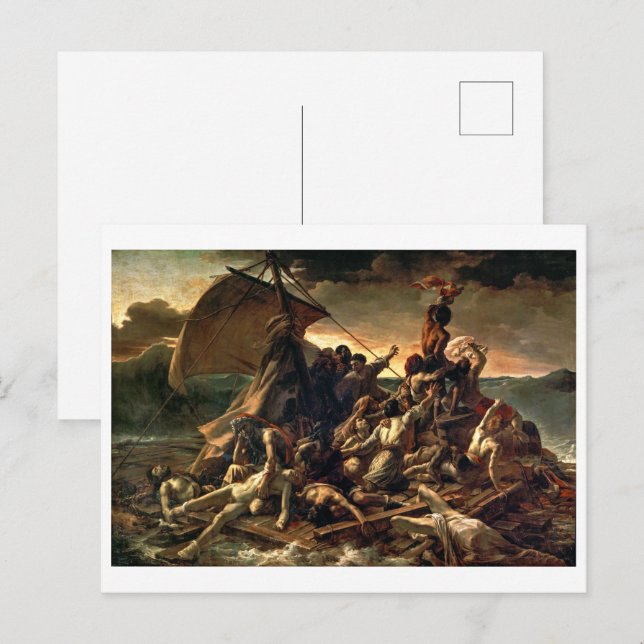 Raft Medusa | Théodore Géricault | Vykort (Fram/baksida)