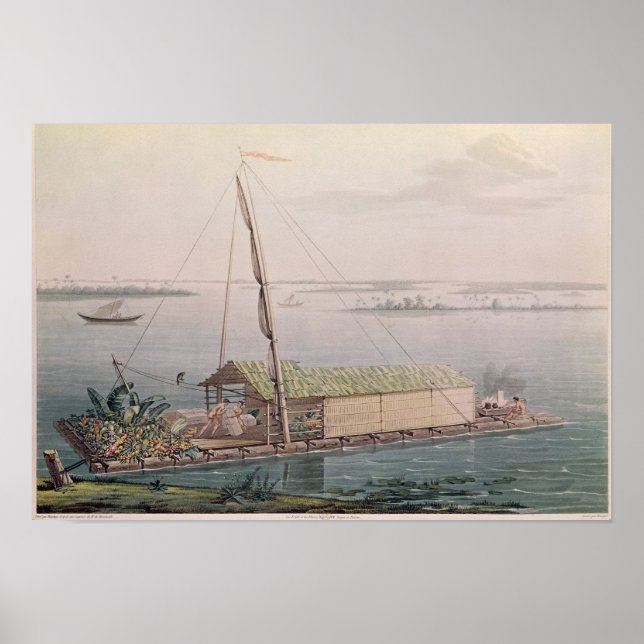Raft på Guayaquil River Poster (Framsidan)