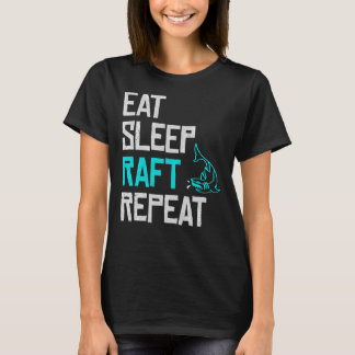 Raft-spel - upphettning av viloläge Raft - Upprepa T Shirt