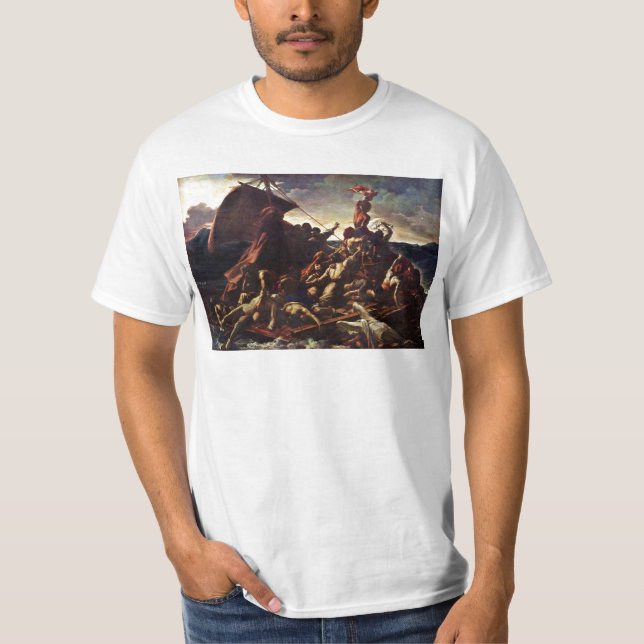 Raften av medusaen, vid Géricault Jean Louis Th T-shirt (Framsida)