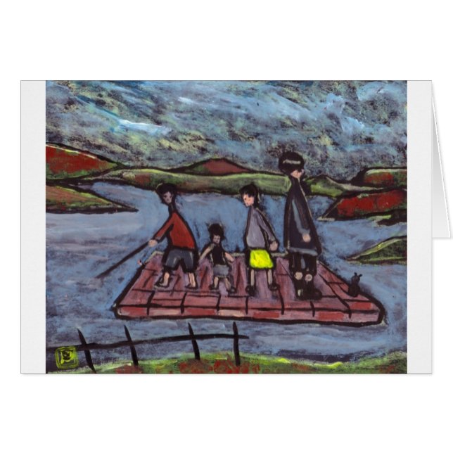 RAFTEN HÄLSNINGSKORT (Framsidan Horizontal)