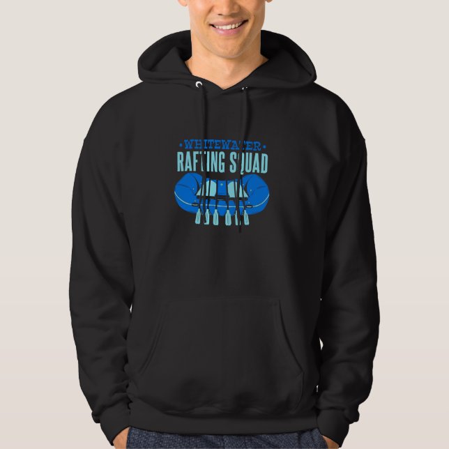 Rafter Rawing Whitewater Rawing Squad Hoodie (Framsida)