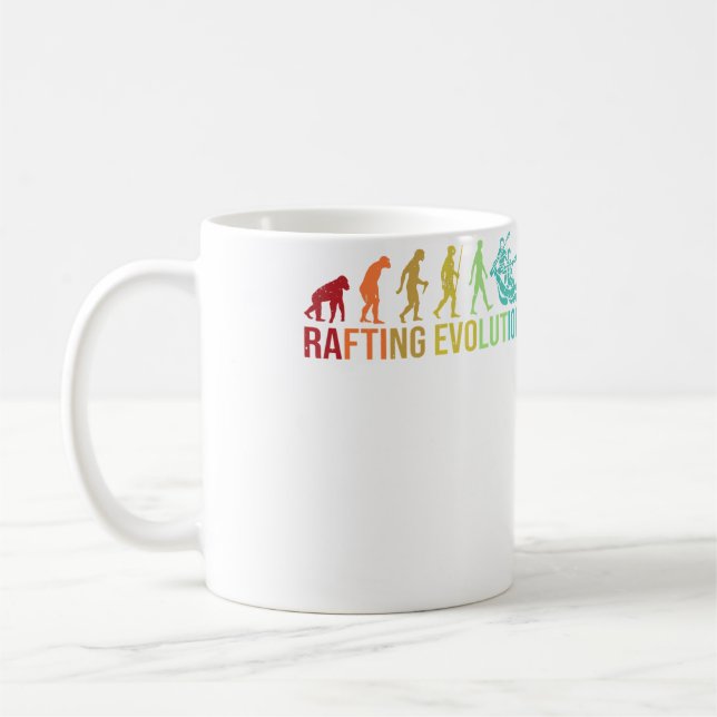 Rafting Evolution - Flod Whitewaterflotte Rolig Kaffemugg (Vänster)