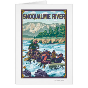 Rafting för vitvatten - Snoqualmie flod, Hälsningskort