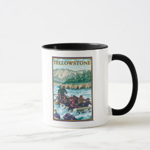 Rafting för vitvatten - Yellowstone nationalpark Mugg