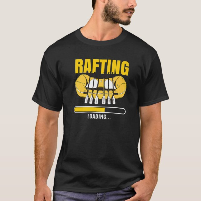Rafting Loading   T Shirt (Framsida)