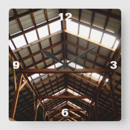 Raftrar Fyrkantig Klocka