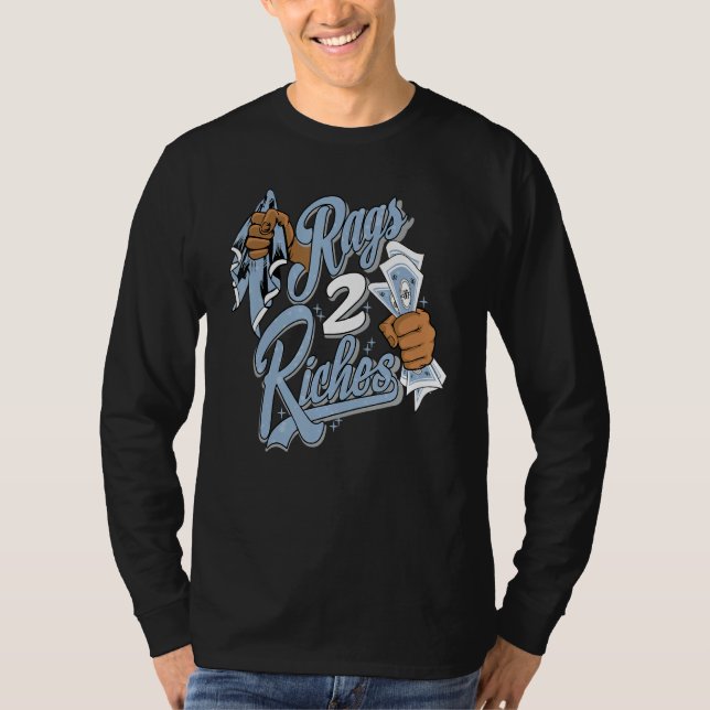 Rag 2 Riches Hyper Royal 1s Matching T Shirt (Framsida)